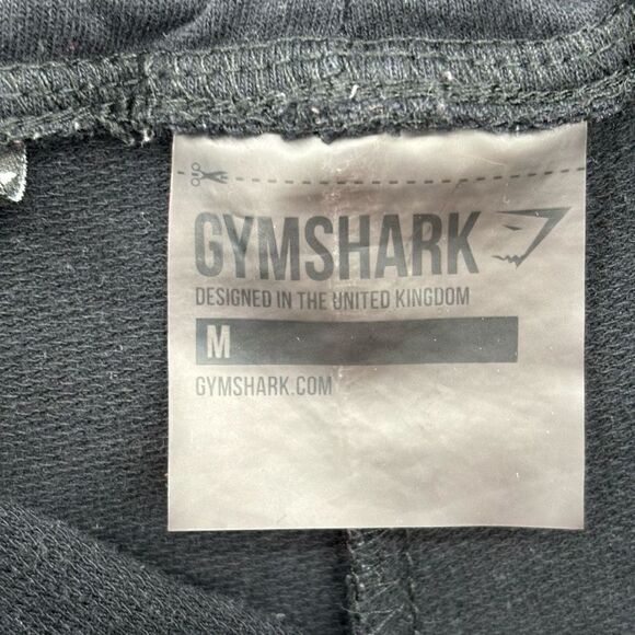 Gymshark High Rise Joggers Sweat Pants Women’s Medium Black Drawstring Zipper Po - Picture 2 of 9